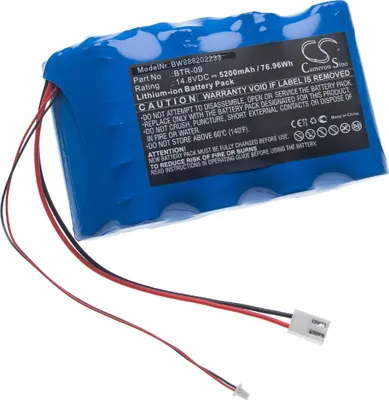 Produktbild von vhbw Akku Ersatz für Fujikura BTR-09 für Messgerät (5200 mAh, 14,8 V, Li-Ion)