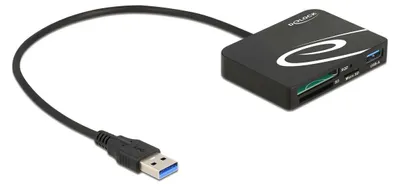 Productafbeelding van Delock 91756 DELOCK Card Reader für XQD/SD/Micro SD + USB Typ-A Port