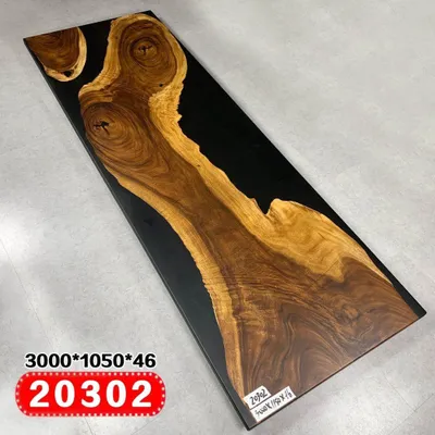 Produktbild von Esstisch Konferenz Besprechnung River Table Echtes Holz Massiv Epoxidharz Tische