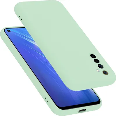 Produktbild von Cadorabo Schutzhülle für Realme 6 4G / 6s Hülle in Grün Handyhülle Case Cover TPU Etui