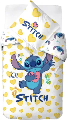 Zdjęcie produktu dla Disney Lilo & Stitch - dwustronny zestaw pościeli, 135x200 i 80x80