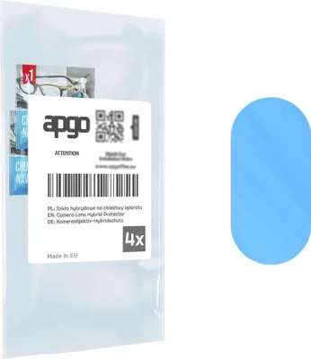 Produktbild von apgo 4 Stück Hybrid Kameraschutz, Kamera-Schutzglas kompatibel mit Google Pixel 7A, Linsenschutz, 9H Härte, Schutz für Kameraobjektiv, Anti-Kratzer, transparent