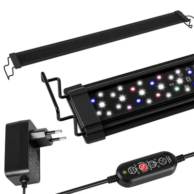 Obrázok produktu pre Peviasot 30 W, vodotesné LED osvetlenie pre akváriá s držiakom a časovačom, dekoratívne osvetlenie