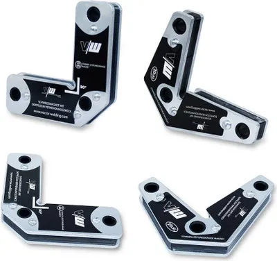 Produktbild von VECTOR WELDING Schweißmagnet Schweißwinkel Set Schweißmagnete Montagemagnet (4 Stück)