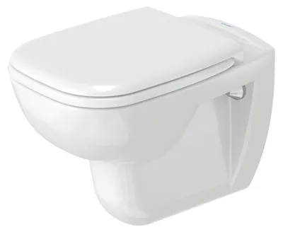 Image de Pack WC suspendu Duravit D-Code 453509 - cuvette + abattant frein de chute - Blanc