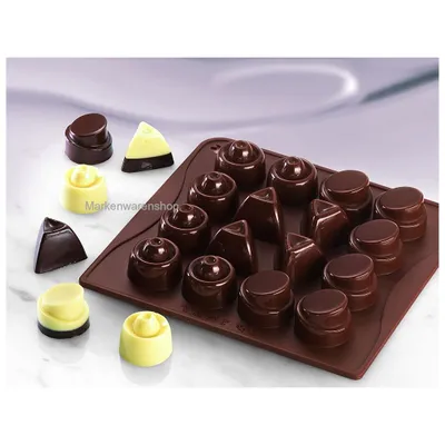 Produktbild von Dr. Oetker - Schokoladenform Classic (02467) Pralinenform Silikonform Confiserie