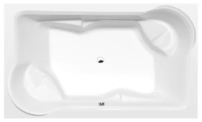 Obrázok produktu pre Obdĺžniková vaňa DUO s rámom 200x120x45cm, biela