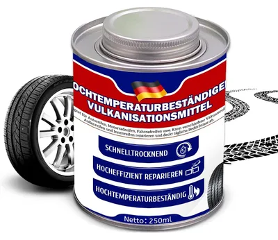 Produktbild von Reparaturflüssigkeit vulkanisierend, 250 ml, für Fahrrad- und Autoreifen, Gummiventile