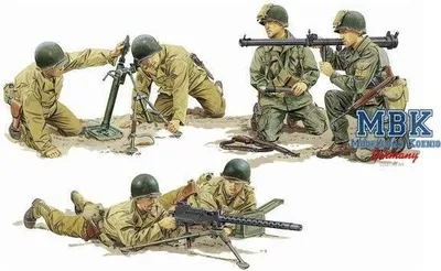 Produktbild von DRAGON 6198 U.S. Army Support Weapon Teams