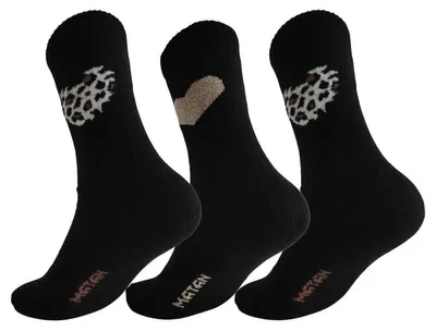 Produktbild von 3 Paar Damen Thermo Winter Socken Vollfrottee Warm Baumwolle; Mix2/39-41