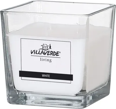 Produktbild von Villa Verde Duftkerze im Glas 3-Docht White, 10 x 10 x 10 cm