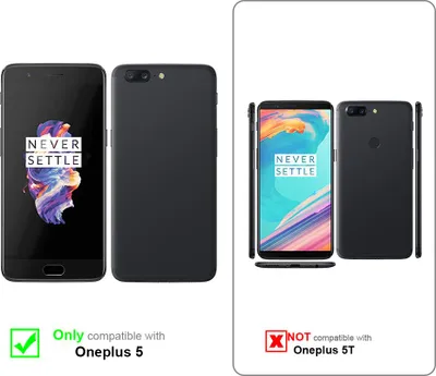 Obrázek produktu pro Cadorabo pouzdro pro OnePlus 5 Protective Cover in Grey Pouzdro na mobilní telefon Pouzdro kryt kryt
