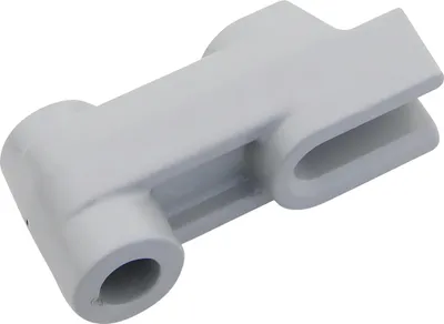 Produktbild von Distanzstück, hinten, Alu, PPB silber - Mokick / Roller