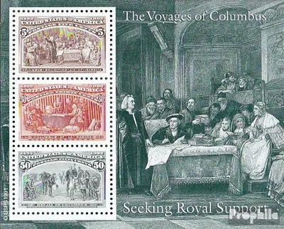 Produktbild von Briefmarken USA 1992 Mi Block25 postfrisch Entdeckung Amerikas