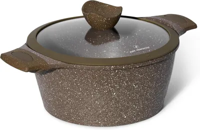 Obrázok produktu pre Just Perfecto JL-33: Súprava 2 hrncov z liateho kameňa (24 cm) – hnedá