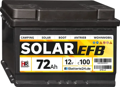 Produktbild von HR Solar EFB 12V 72Ah Versorgerbatterie
