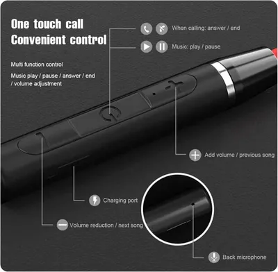 Obrázek produktu pro LENOVO Wireless bluetooth earphone HE06 red