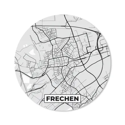 Produktbild von MuchoWow® Mauspad Mousepad Karte - Deutschland - Frechen - Karte der Stadt 30x30 cm - Mousepads - Maus Mat - Pad - Mausunterlage - Tischunterlage - Schreibtischmatten