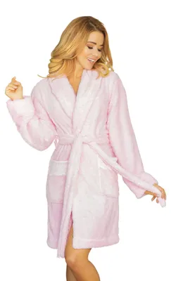 Productafbeelding van Kalimo Damenbadjas, roze, maat XL
