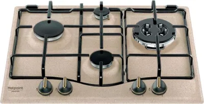 Immagine prodotto di Hotpoint PC640T(AV)R/HA Piano Cottura Bronzo Avena Da Incasso Gas 4 Fornelli