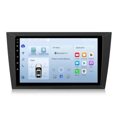 Image de Radio Android 128 Go pour VW Golf 6 2008-2012 Carplay Navigation Commandes au volant Bluetooth RDS WIFI DSP GPS DAB+
