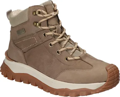 Produktbild von AMERICAN CLUB CY158 Warme Damen-Stiefeletten aus Echtleder, Trekking-Winterstiefel, Fleecegefüttert, Beige 40