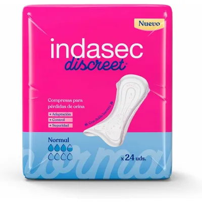 Produktbild von Indasec Compresses Incontinence Normal 24 Einheiten