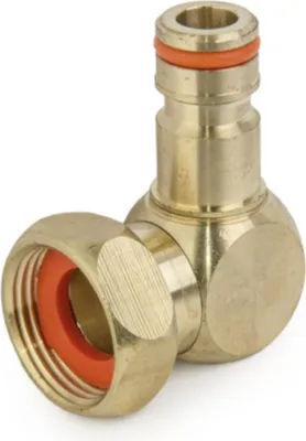 Produktbild von Bradas Winkel-Hahnstück mit Innengewinde 3/4" aus Messing