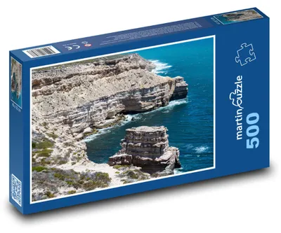 Produktbild von Puzzle 500 Wilde Ozeanklippen - martinpuzzle