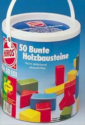 Produktbild von Holzbausteinetrommel, bunt