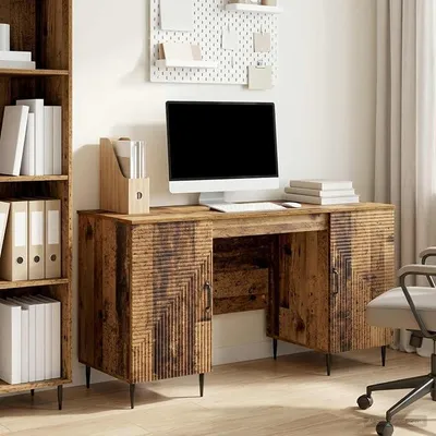Imagen del producto de Escritorio de tablero de madera, 142,5 x 50 x 75 cm