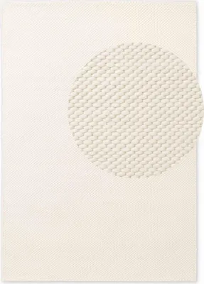 Produktbild von Elle Decoration Lyon Wollteppich Beans Natur Creme