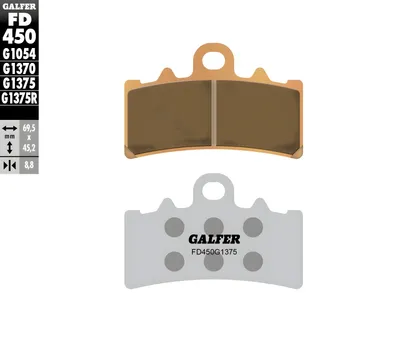 Obrázek produktu pro Brzdové destičky Galfer FD450G1375 Sintered metal SPORT