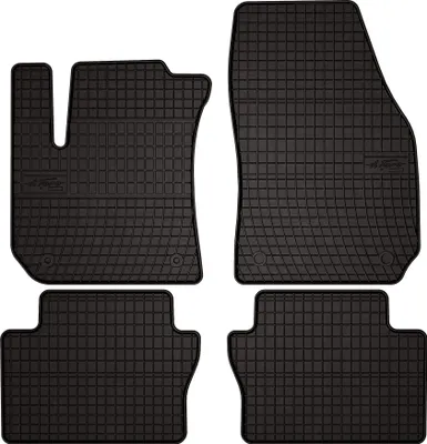 Immagine prodotto di Tappetini auto in gomma adatto per Opel Zafira B (2005-2014, monovolume) neri, set 4 pz, con fissaggi