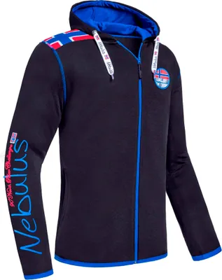 Produktbild von Nebulus Sweatjacke TURIOL Herren, Übergangsjacke, Freizeitjacke, P6530 - Herren, schwarz-kobalt, L
