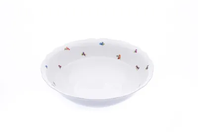 Produktbild von Salatschüssel, tschechisches Porzellan, Verona, 24 cm, Handkorb, G. Benedikt