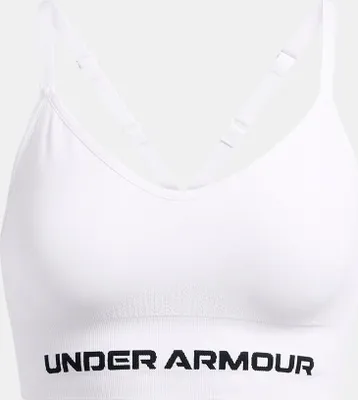 Produktbild von Under Armour Vanish Seamless Low Bra - white, Größe:XS