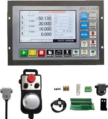 Obrázek produktu pro Řízení pohybu CNC, 4osé řízení, pulzní výstup 500 kHz, V3.1 MPG, 3 osy