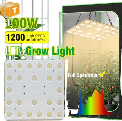 Obrázok produktu pre LED svetlo na rastliny, stmievateľné, plné spektrum, 100 W