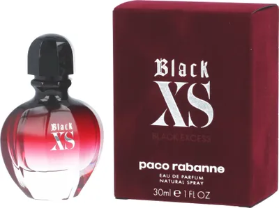 Obrázek produktu pro Rabanne Black XS For Her, Ženy, 30 ml, Nedoplnitelná lahvička, Sprej, 1 kusů