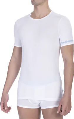 Immagine prodotto di T-shirt uomo BIKKEMBERGS confezione 2 magliette manica corta girocollo cotone elasticizzato bipack articolo BKK1UTS09BI, S - EU S - US XS - FR 2, Cotone 95%,Spandex 5%