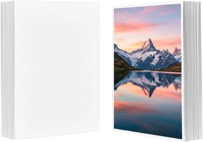 Produktbild von Fotopapier A4, glänzend und matt, 250 g/m², 50 Blatt, für Fotos