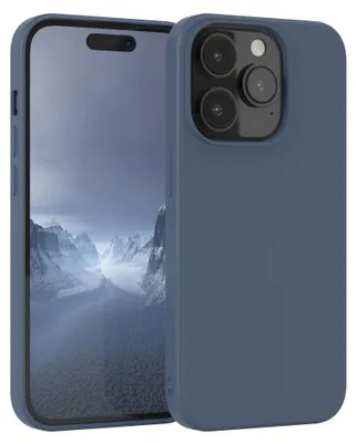Produktbild von EAZY CASE - TPU Hülle für Apple iPhone 14 Pro, TPU Case stoßfeste Handyhülle, weiches Cover mit Kameraschutz, Silikonhülle in Dunkelblau
