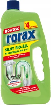 Produktbild von Rorax Rohrreiniger 3-in-1 Gel, 1L - -Safe Formel
