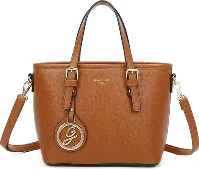 Zdjęcie produktu dla Torebka damska Gallantry - modna torba szkolna, torba na ramię, torba crossbody, torba do pracy w kolorze brązowym