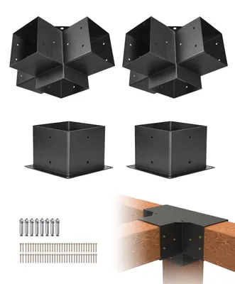 Immagine prodotto di Kit di supporti per pergole, ideale per progetti fai-da-te, confezione da 2 pezzi