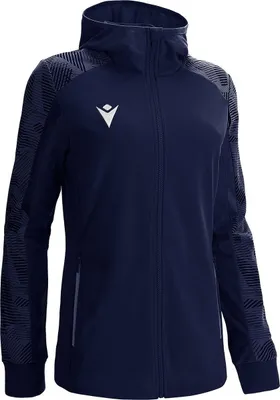 Immagine prodotto di Giacca con cappuccio Macron Excellence Aphrodite da donna - Blu navy | Taglia: M