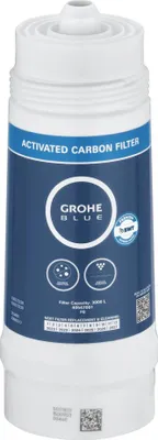 A product shot of a water filter cartridge.