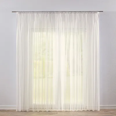 Produktbild von Dekoria Gardine mit Kräuselband, ecru, 300 x 245 cm