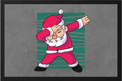 Produktbild von Weihnachtsmann Fußmatte Weihnachtsparty Weihnachtsmusik Merry Christmas Frohes Fest Weihnachten Winter